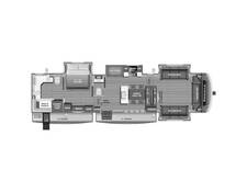 2023 Jayco Pinnacle 38FLGS Fifth Wheel at Kuhl's Trailer Sales STOCK# 2041 Floor plan Image