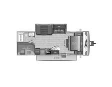2022 Jayco Jay Flight SLX 8 267BHS Travel Trailer at Kuhl's Trailer Sales STOCK# 2027 Floor plan Image