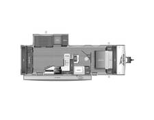 2023 Jayco Jay Feather 26RL Travel Trailer at Kuhl's Trailer Sales STOCK# 2045 Floor plan Image