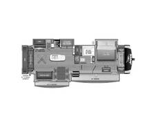 2024 Jayco Eagle 321RSTS Fifth Wheel at Kuhl's Trailer Sales STOCK# 2063 Floor plan Image