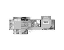 2012 CrossRoads RV Rushmore 34SB Fifth Wheel at Kuhl's Trailer Sales STOCK# 4000 Floor plan Image